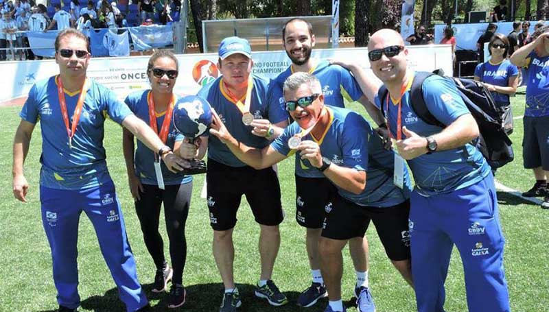 Brasil é campeão mundial de futebol para cegos